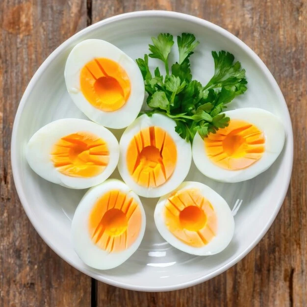 Boiled Egg – Served In Plate